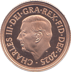 2025 GOLD QUARTER SOVEREIGN ( PROOF ) - QUARTER SOVEREIGN - Cambridgeshire Coins