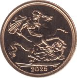 2025 GOLD SOVEREIGN ( BU ) - SOVEREIGN - Cambridgeshire Coins