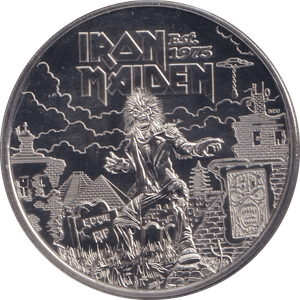 2025 IRON MAIDEN FIVE POUNDS ( BU ) - SILVER PROOF - Cambridgeshire Coins