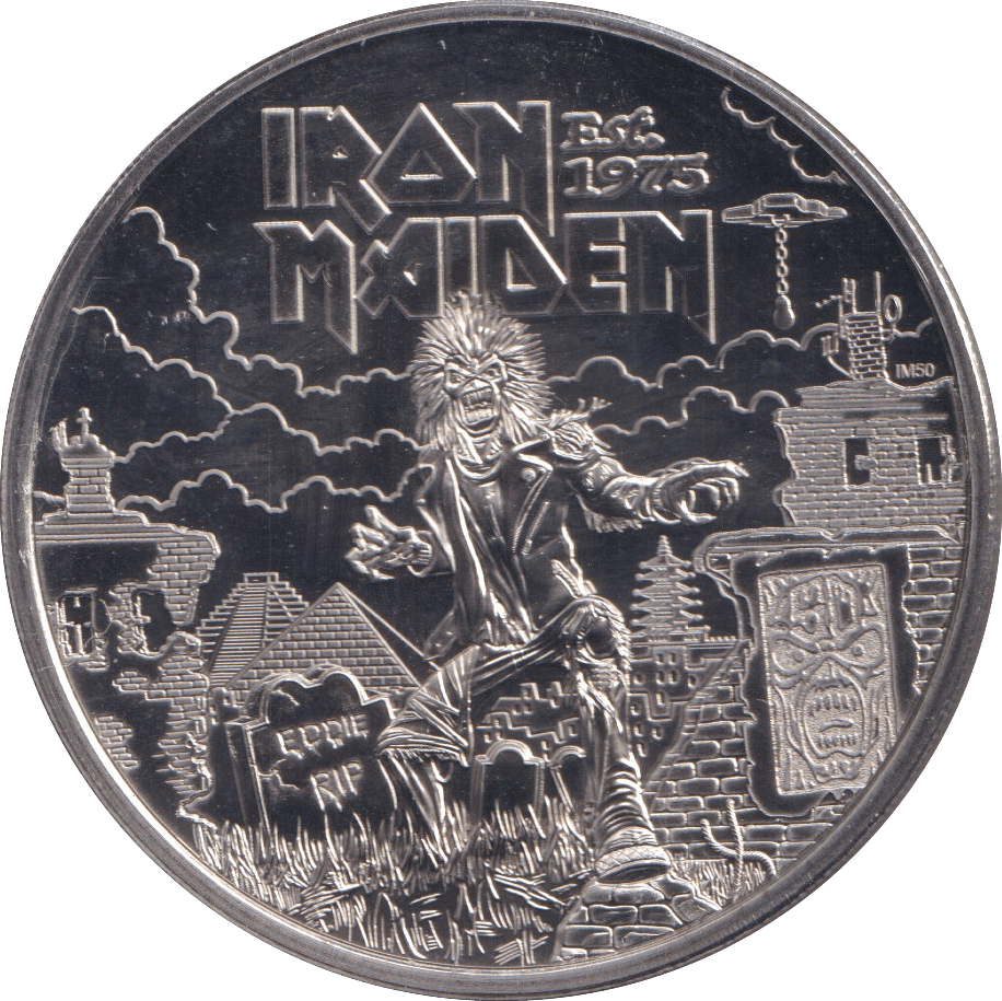 2025 IRON MAIDEN FIVE POUNDS ( BU ) - SILVER PROOF - Cambridgeshire Coins