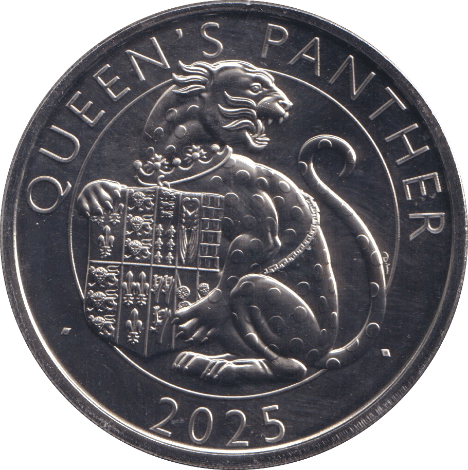 2025 QUEEN'S PANTHER FIVE POUNDS ( BU ) - SILVER PROOF - Cambridgeshire Coins