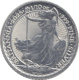 2025 SILVER 1/10 OZ BRITANNIA 20 PENCE - SILVER WORLD COINS - Cambridgeshire Coins