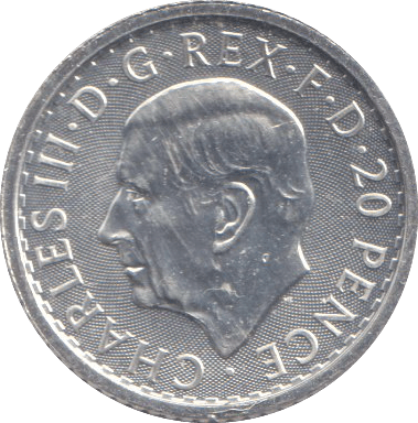 2025 SILVER 1/10 OZ BRITANNIA 20 PENCE - SILVER WORLD COINS - Cambridgeshire Coins