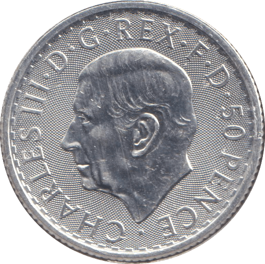 2025 SILVER 1/4 OZ BRITANNIA 50 PENCE - SILVER WORLD COINS - Cambridgeshire Coins