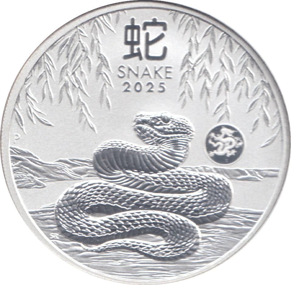 2025 SILVER 1OZ FINE SNAKE ONE DOLLAR AUSTRALIA - Silver Proof - Cambridgeshire Coins