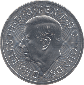 2025 SILVER 1OZ TWO POUNDS BRITISH LION ( BU ) - SILVER WORLD COINS - Cambridgeshire Coins