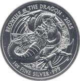 2025 SILVER BEOWULF TWO POUNDS UK - SILVER 1 oz COINS - Cambridgeshire Coins