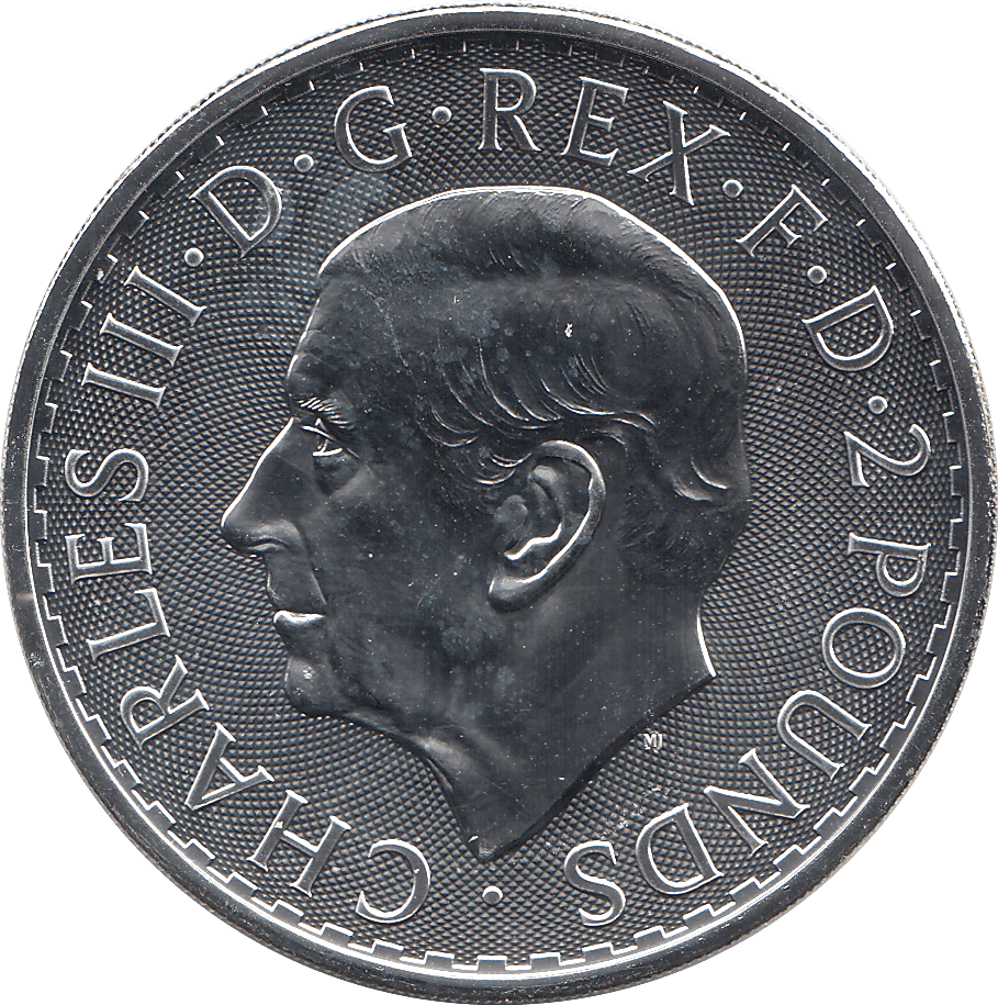 2025 SILVER BRITANNIA ONE OUNCE TWO POUNDS ( BU ) - SILVER BRITANNIA - Cambridgeshire Coins