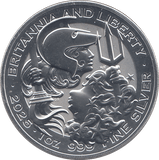 2025 SILVER BRITANNIA/LIBERTY TWO POUNDS UK - SILVER 1 oz COINS - Cambridgeshire Coins