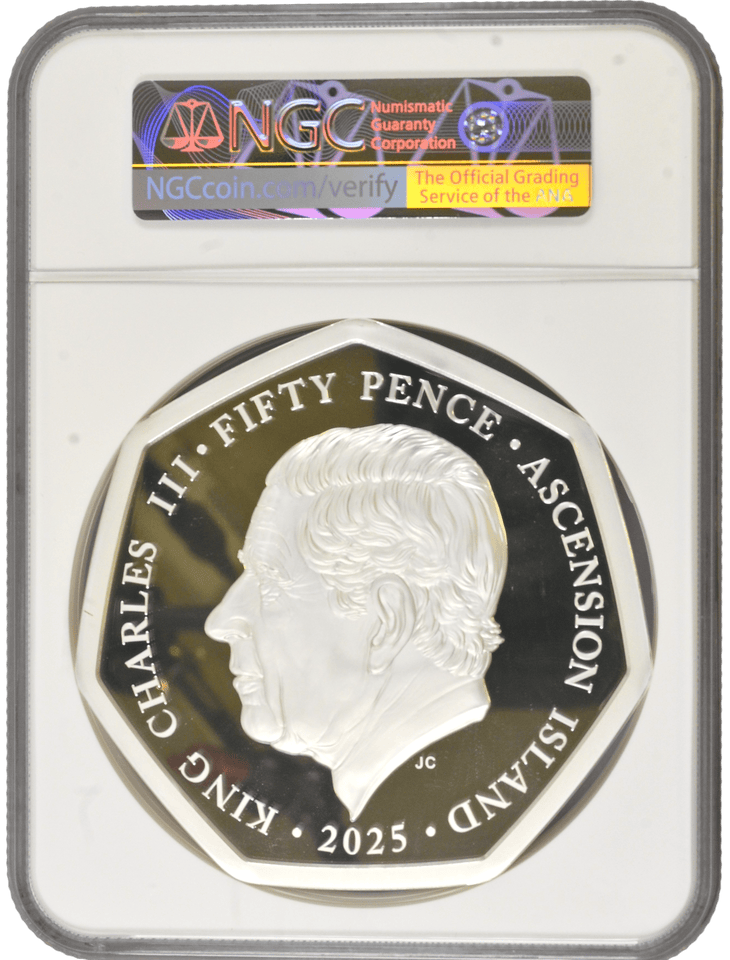 2025 SILVER PROOF 1 KILO ASCENSION 50P THE ROAD TO VICTORY VE-DAY 80TH ANNI. PF 70 ULTRA CAMEO 08/50 NGC - NGC SILVER COINS - Cambridgeshire Coins
