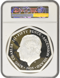 2025 SILVER PROOF 1 KILO ASCENSION 50P THE ROAD TO VICTORY VE-DAY 80TH ANNI. PF 70 ULTRA CAMEO 08/50 NGC - NGC SILVER COINS - Cambridgeshire Coins