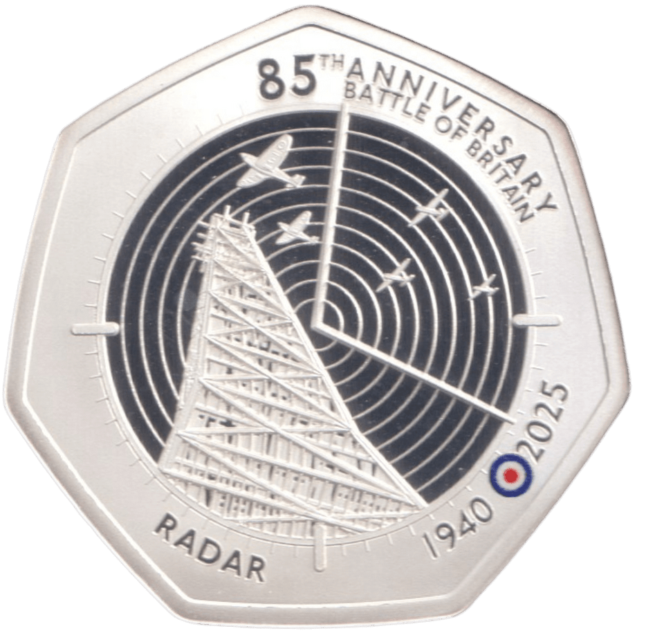 2025 SILVER PROOF RADAR 50P - 50P REGIONAL ISSUES - Cambridgeshire Coins