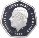 2025 SILVER PROOF THE SCRAMBLE 50P - 50P REGIONAL ISSUES - Cambridgeshire Coins