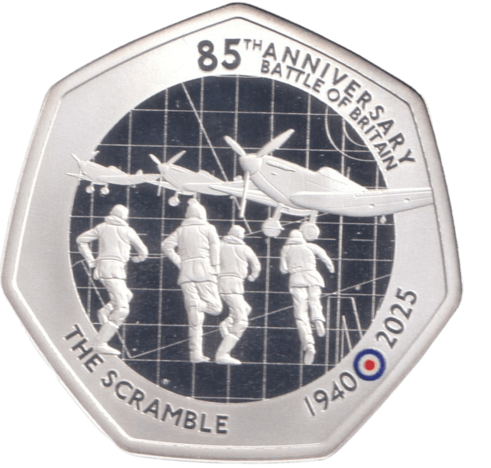 2025 SILVER PROOF THE SCRAMBLE 50P - 50P REGIONAL ISSUES - Cambridgeshire Coins