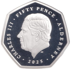 2025 SILVER PROOF WINSTON CHURCHILL 50P - 50P REGIONAL ISSUES - Cambridgeshire Coins