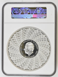 2025 SILVER £100 1 KILO JERSEY BUCKINGHAM PALACE PF 70 ULTRA CAMEO - NGC SILVER COINS - Cambridgeshire Coins