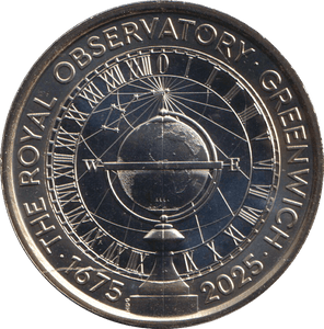 2025 TWO POUND £2 ROYAL OBSERVATORY GREENWICH BRILLIANT UNCIRCULATED BU - £2 BU - Cambridgeshire Coins