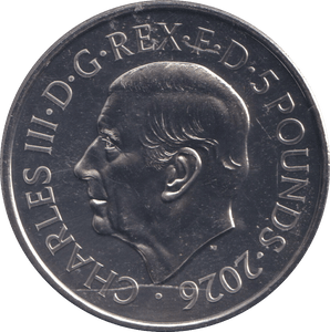 2026 100TH ANNIVERSARY OF QUEEN ELIZABETH II FIVE POUND ( BU ) - £5 BU - Cambridgeshire Coins