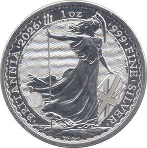 2026 1OZ FINE SILVER SILVER BRITANNIA TWO POUNDS - SILVER BRITANNIA - Cambridgeshire Coins