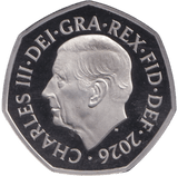 2026 50P PROOF THE KING'S TRUST - 50p PROOF - Cambridgeshire Coins