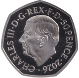 2026 50P PROOF THE KING'S TRUST - 50p PROOF - Cambridgeshire Coins