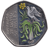 2026 50P ST DAVID OF WALES BAILIWICK OF GUERNSEY ( BU ) - 50p BU - Cambridgeshire Coins