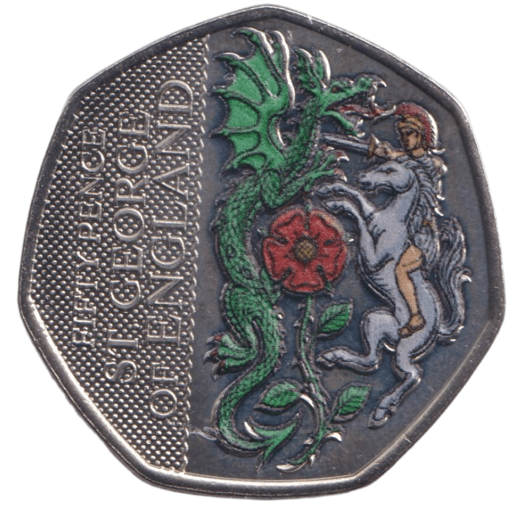 2026 50P ST GEORGE OF ENGLAND BAILIWICK OF GUERNSEY ( BU ) - 50p BU - Cambridgeshire Coins