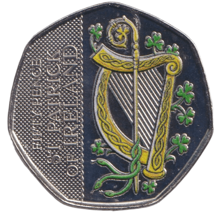 2026 50P ST PATRICK OF IRELAND BAILIWICK OF GUERNSEY ( BU ) - 50p BU - Cambridgeshire Coins