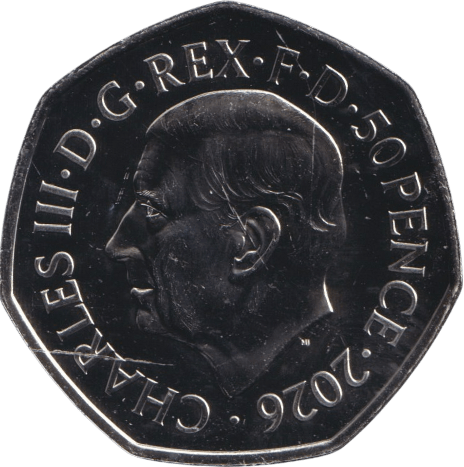 2026 BRILLIANT UNCIRCULATED 50P CENTENARY OF THE BRITISH GRAND PRIX BU - 50p BU - Cambridgeshire Coins