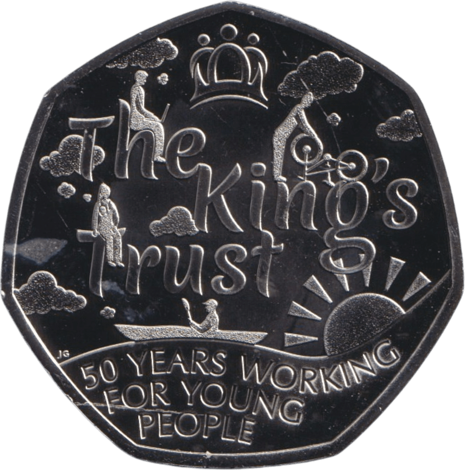 2026 BRILLIANT UNCIRCULATED 50P THE KING'S TRUST BU - 50p BU - Cambridgeshire Coins