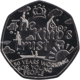 2026 BRILLIANT UNCIRCULATED 50P THE KING'S TRUST BU - 50p BU - Cambridgeshire Coins