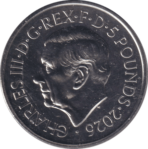 2026 BRILLIANT UNCIRCULATED £5 COIN YEAR OF THE HORSE BU - £5 BU - Cambridgeshire Coins
