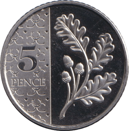 2026 FIVE PENCE OAK TREE PROOF KING CHARLES III - 5p PROOF - Cambridgeshire Coins