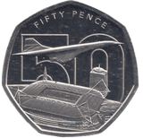 2026 PROOF 50P CONCORDE ANNIVERSARY BAILIWICK OF JERSEY - WORLD COINS - Cambridgeshire Coins