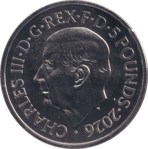 2026 QUEEN VICTORIA FIVE POUNDS ( BU ) - SILVER PROOF - Cambridgeshire Coins