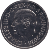 2026 QUEEN VICTORIA FIVE POUNDS ( BU ) - SILVER PROOF - Cambridgeshire Coins