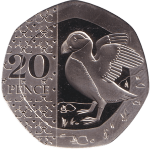 2026 TWENTY PENCE PUFFIN PROOF KING CHARLES III - 20p Proof - Cambridgeshire Coins