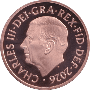 2026 TWO PENCE SQUIRREL PROOF KING CHARLES III - 2P PROOF - Cambridgeshire Coins