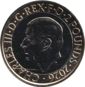 2026 TWO POUND £2 HMS BEAGLE BRILLIANT UNCIRCULATED BU - £2 BU - Cambridgeshire Coins