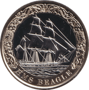 2026 TWO POUND £2 HMS BEAGLE BRILLIANT UNCIRCULATED BU - £2 BU - Cambridgeshire Coins