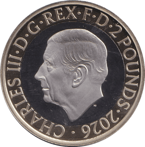 2026 TWO POUND £2 PROOF HMS BEAGLE - £2 Proof - Cambridgeshire Coins