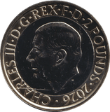 2026 TWO POUND £2 ZOOLOGICAL SOCIETY OF LONDON BRILLIANT UNCIRCULATED BU (Copy) - £2 BU - Cambridgeshire Coins
