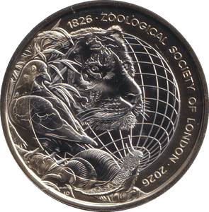 2026 TWO POUND £2 ZOOLOGICAL SOCIETY OF LONDON BRILLIANT UNCIRCULATED BU (Copy) - £2 BU - Cambridgeshire Coins