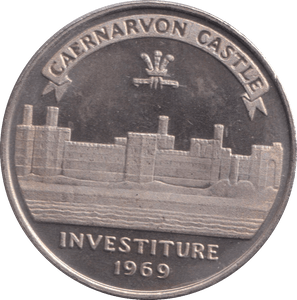 2969 MEDALLION CAERNARVON CASTLE - MEDALS & MEDALLIONS - Cambridgeshire Coins