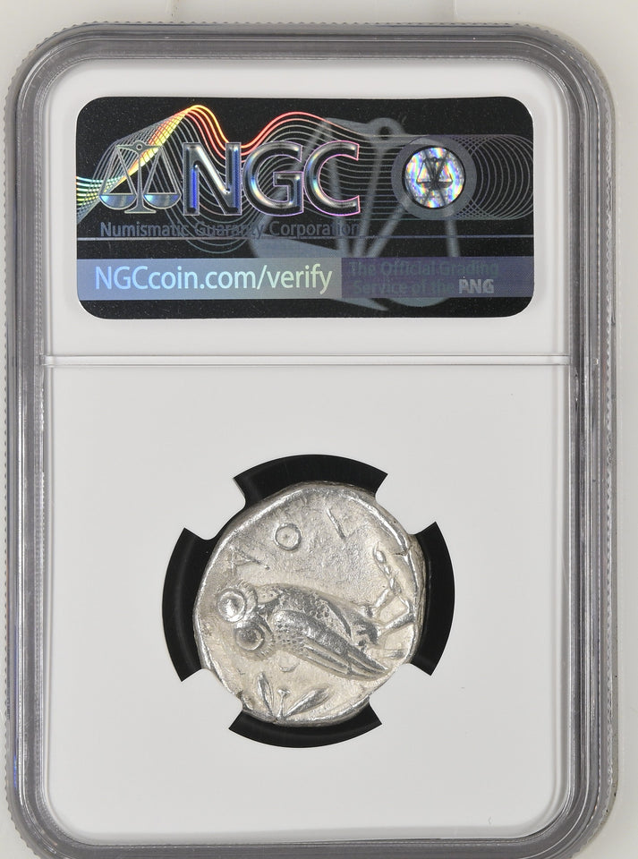 440 - 404 BC ATTICA, ATHENS AR Tetradrachm Ch VF Strike: 5/5 Surface: 3/5 - NGC OTHER COINS - Cambridgeshire Coins