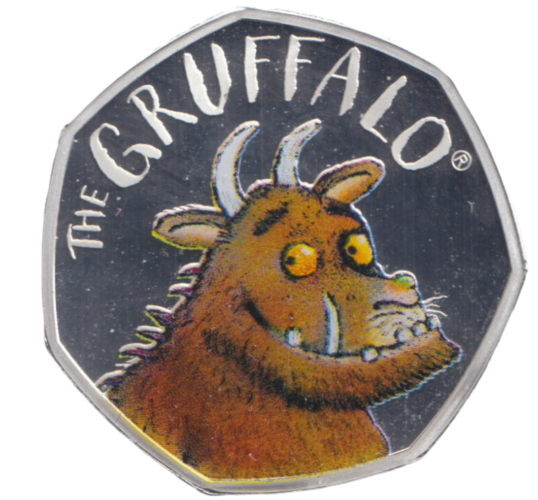 2019 SILVER PROOF GRUFFALO FIFTY PENCE