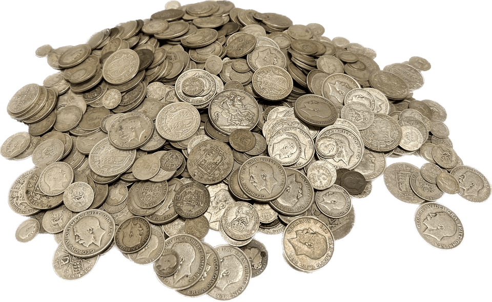 5 KILO OF PRE 1947 BRITISH COINS .500 SILVER BULLION INVESTMENT - BULLION - Cambridgeshire Coins