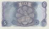 5 POUNDS BANKNOTE HOLLOM REF £5-158 - £5 BANKNOTES - Cambridgeshire Coins