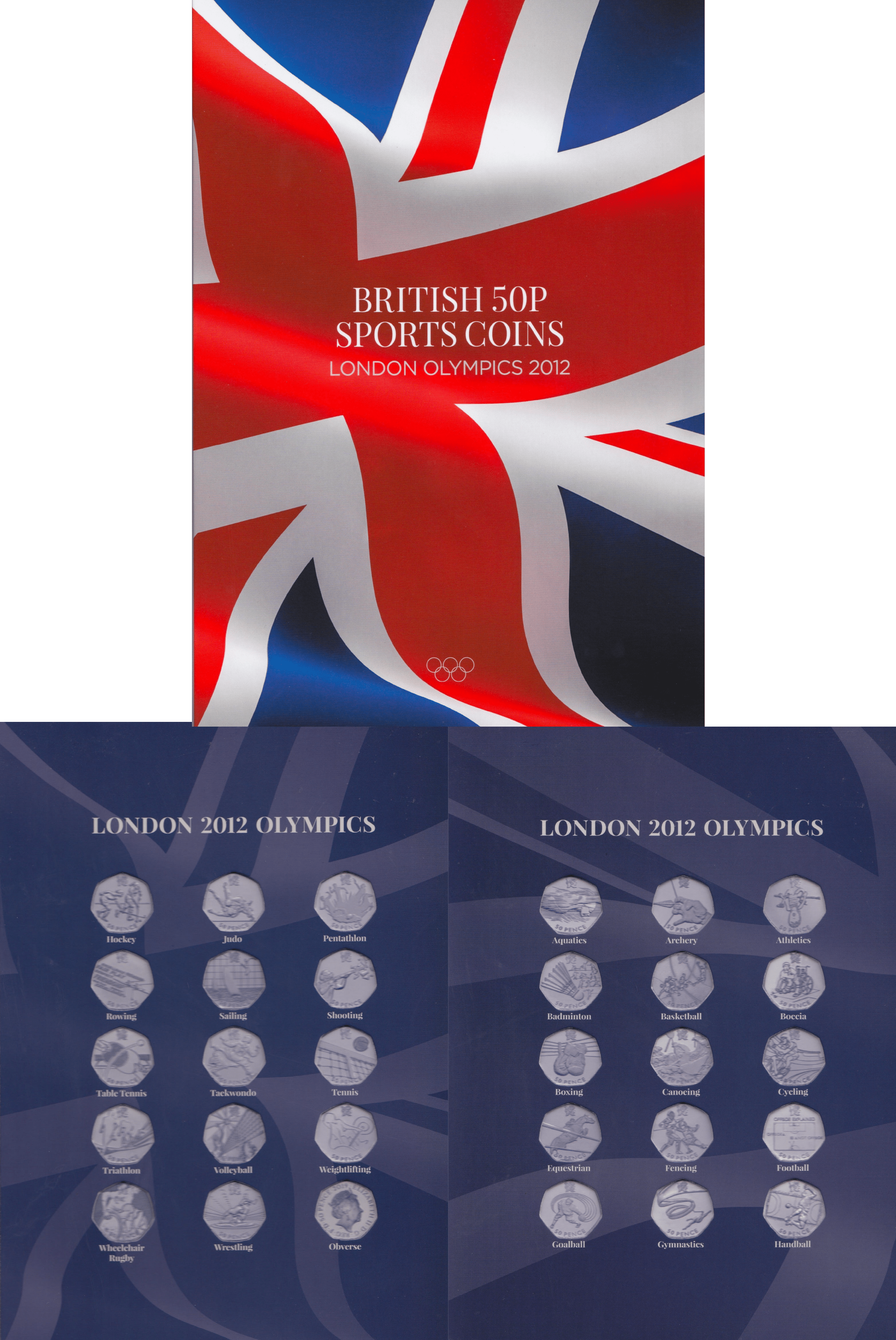 ロンドンオリンピック 2012 50p Sports Collection 2011 London Olympic 2012 Sports Collection Wrestling 50p