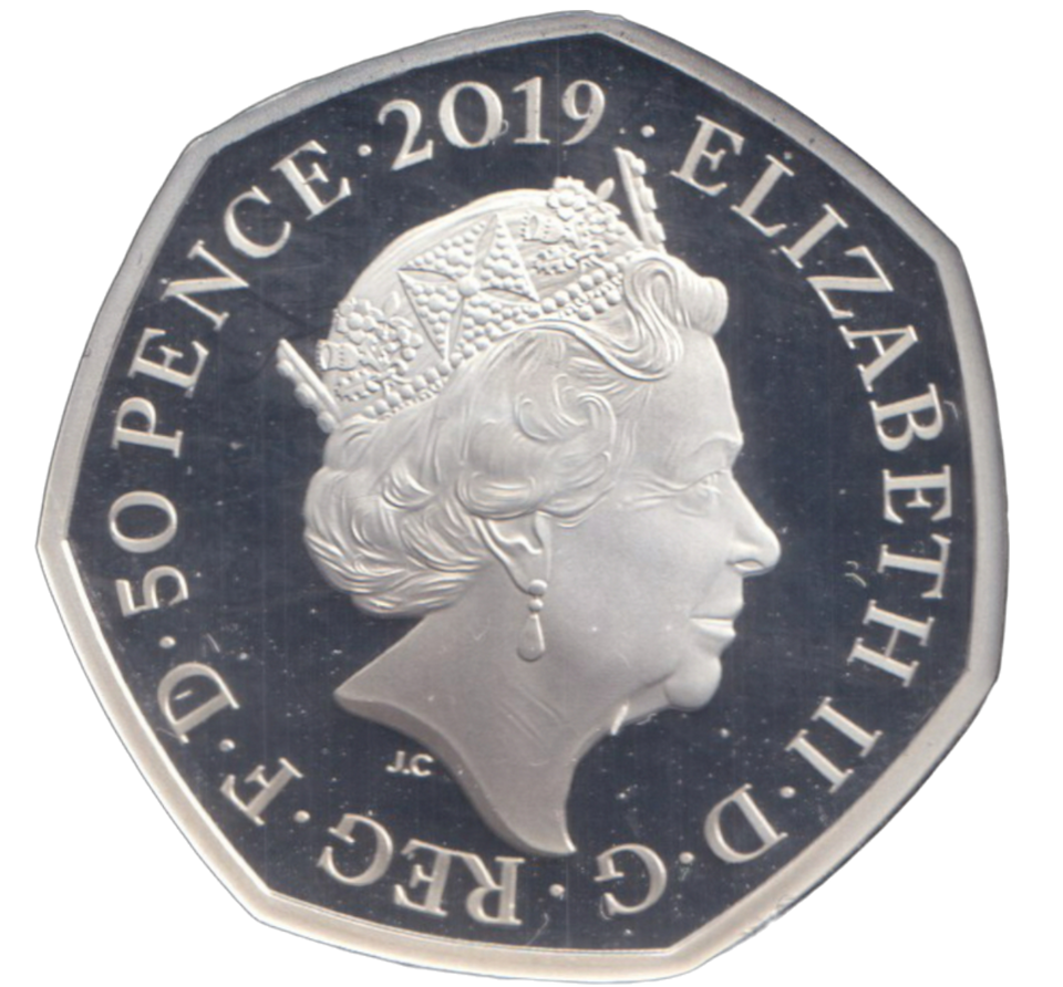 2019 SILVER PROOF GRUFFALO FIFTY PENCE